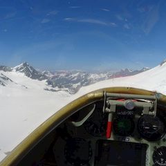 Flugwegposition um 13:53:59: Aufgenommen in der Nähe von Bezirk Entremont, Schweiz in 3359 Meter